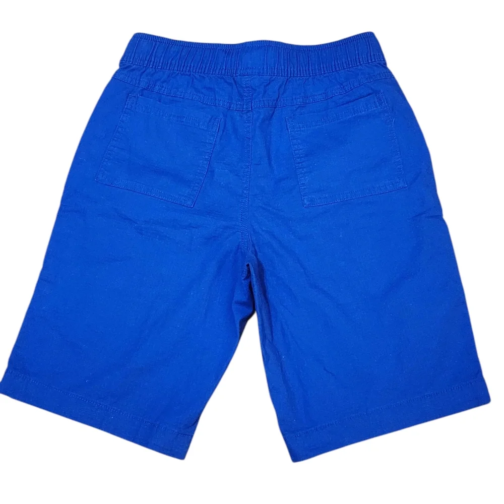 Wonder Nation Boy's 18(xxl) Blue Elastic Waistband Pull-on Shorts with Belt